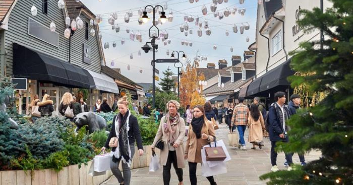 From London to Bicester Village Shopping