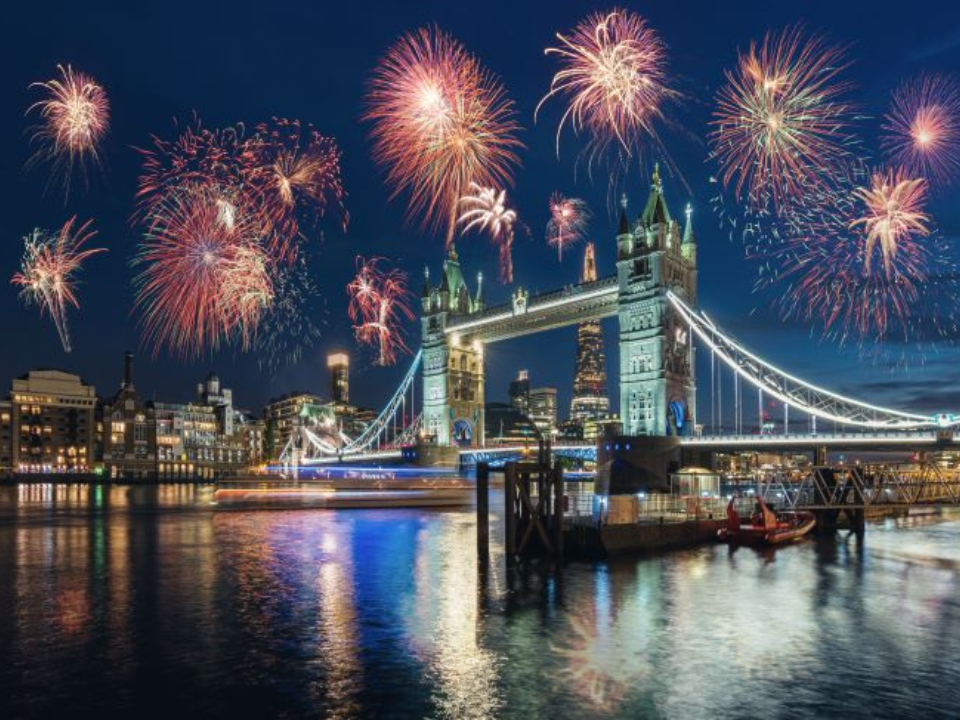New Year's Eve Thames Cruise on board the Silver Sockeye with fireworks