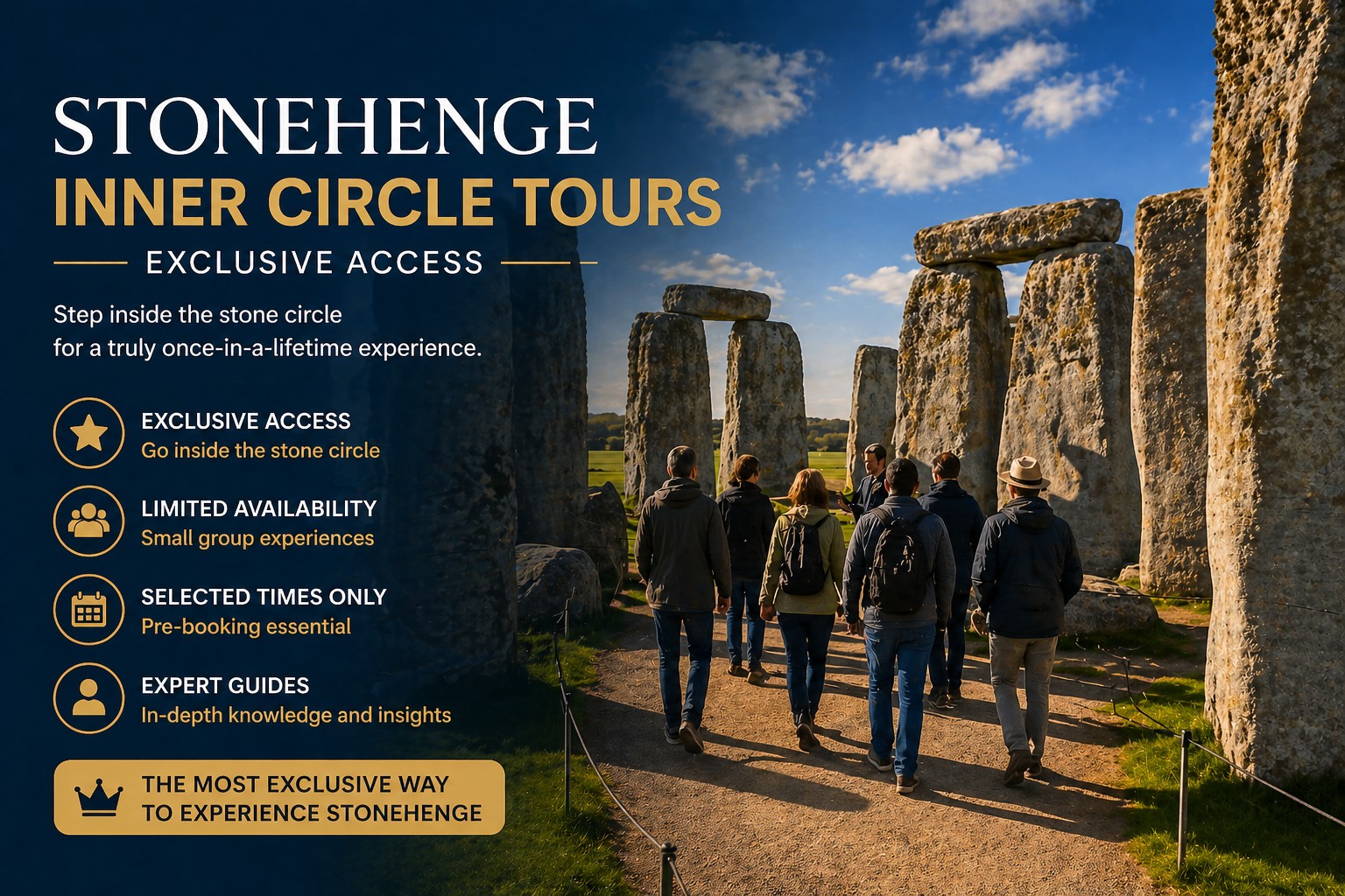 Stonehenge Inner Circle tours exclusive access inside stone circle small group experience