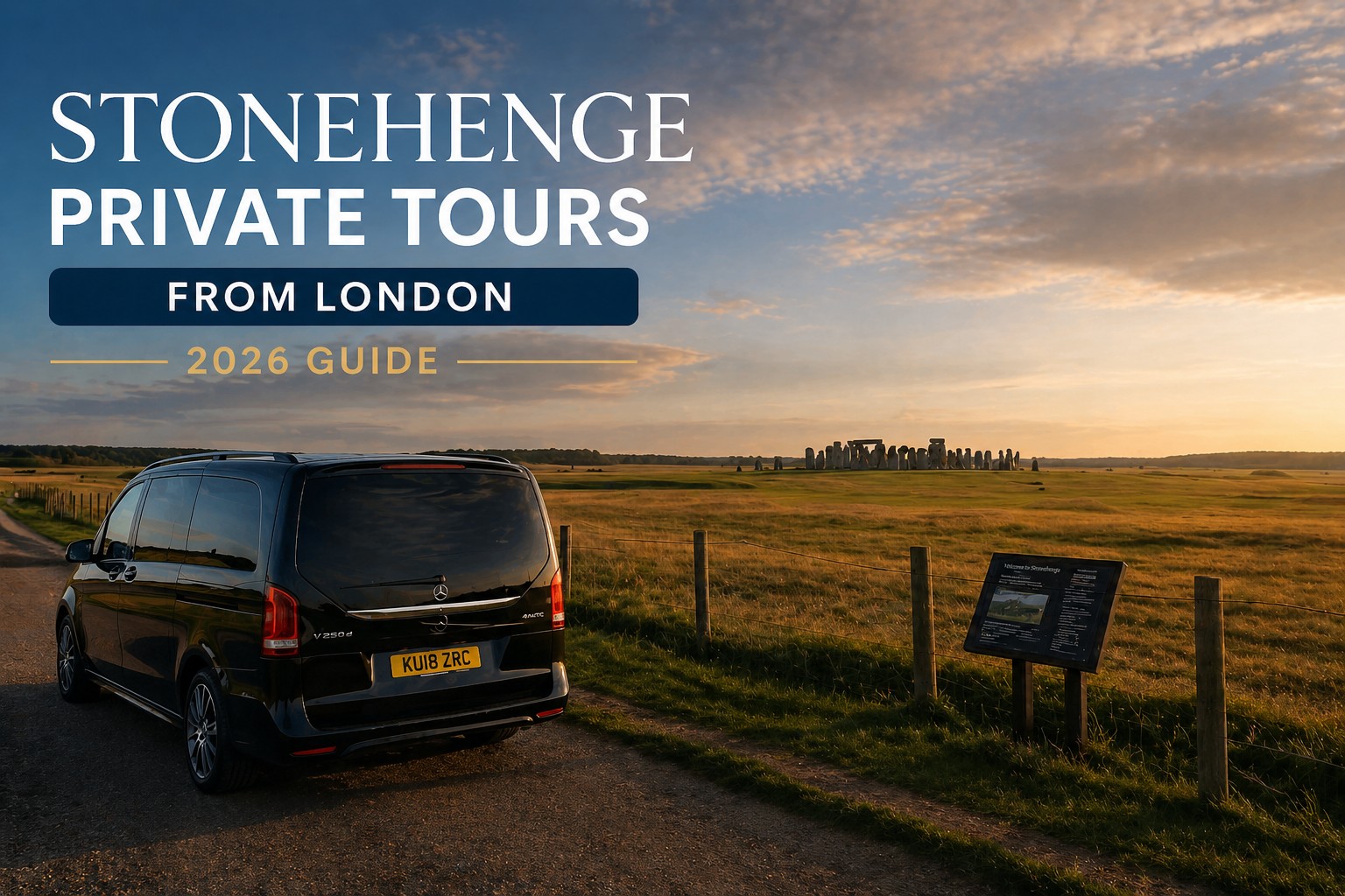 Stonehenge private tours from London luxury vehicle countryside 2026 guide