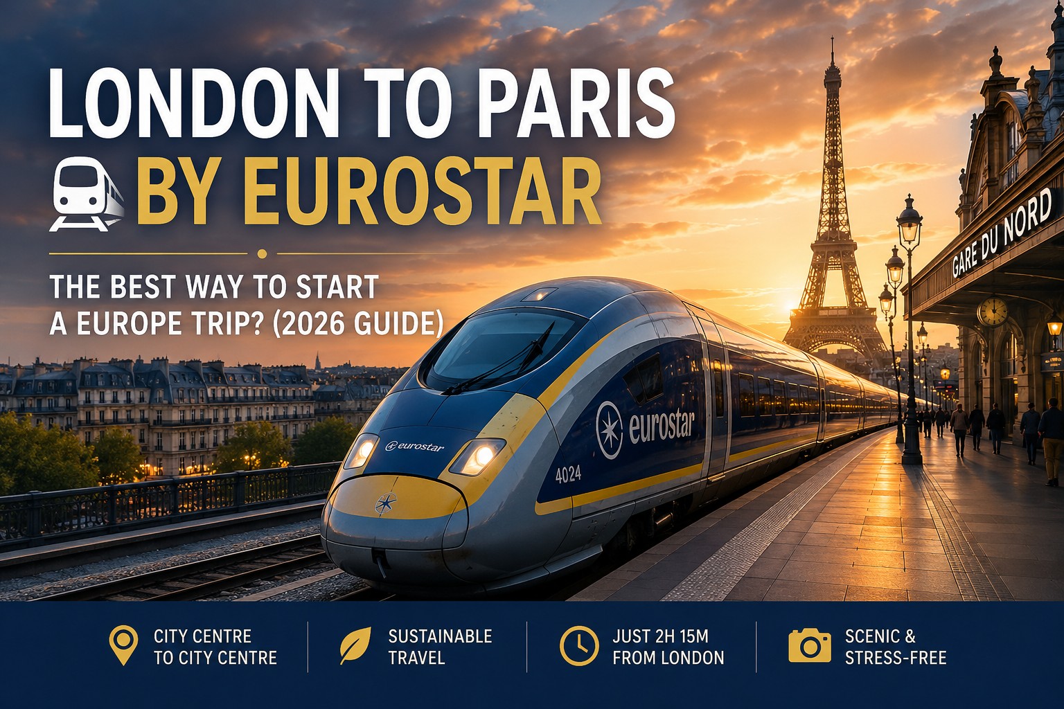 London to Paris by Eurostar: The Best Way to Start a Europe Trip? (2026