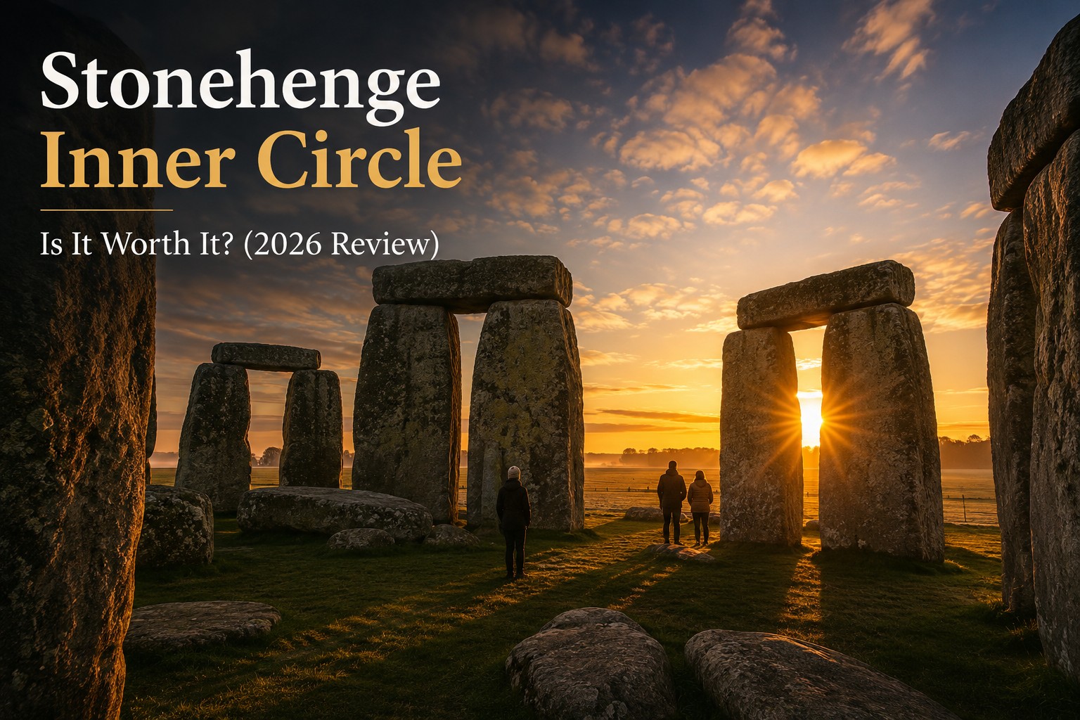 Stonehenge Inner Circle sunrise special access experience with visitors standing among the ancient stones during a 2026 review tour experience